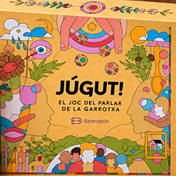 Capsa del JÚGUT!, el joc del parlar de la Garrotxa